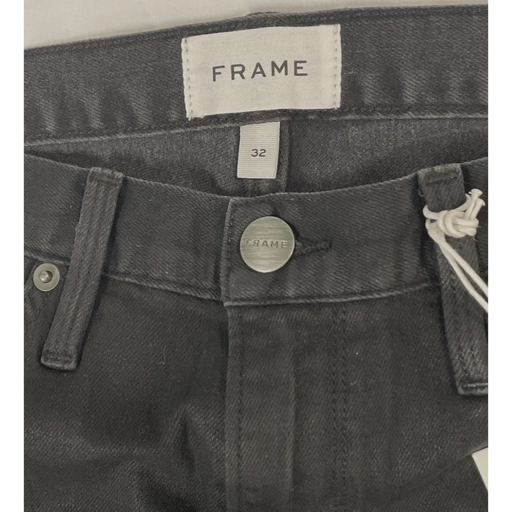 NWT‎ Frame Jagger True Skinny Black Jeans Style: LMHK795 Men's 32